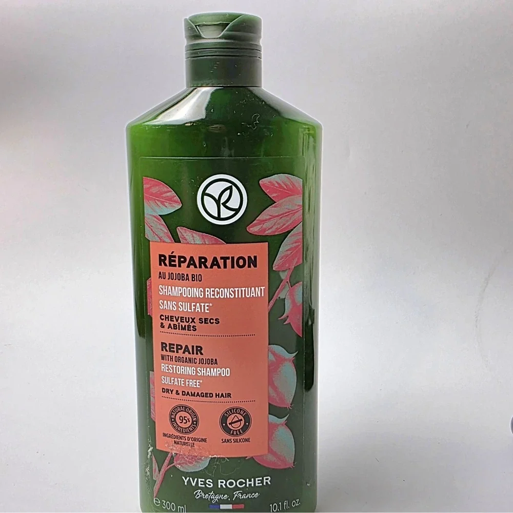 Yves Rocher Repair with Organic Jojoba Restoring Shampoo Dry & Damahed Hair #638